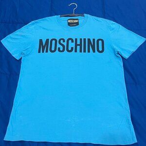 Moschino Couture Blue authentic T-Shirt (Medium) (Worn Once)